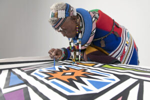 The Sacred Geometry of Esther Mahlangu: A Visionary Matriarch in Contemporary Art